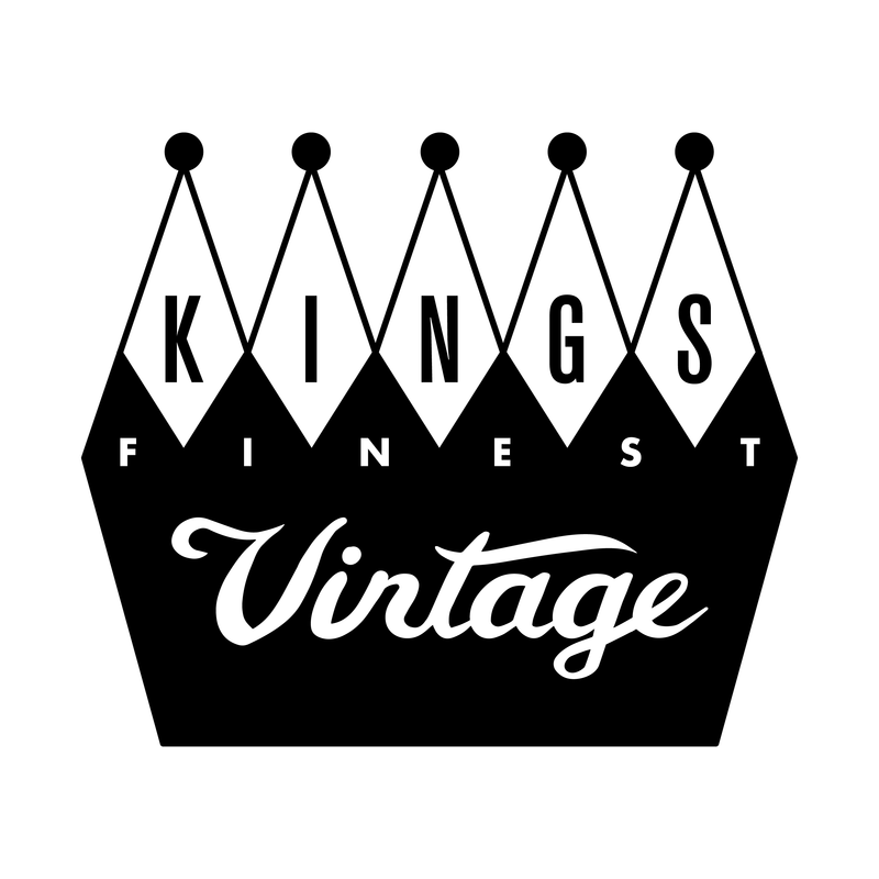 Kings Finest Vintage is a thoughtfully curated collection of clothing, and accessories which I have hand picked with my educated eye for cool old things. I've been collecting vintage since 1992 and started my business in 2016.  My shop is best known for restoration, selection, and customer experience 